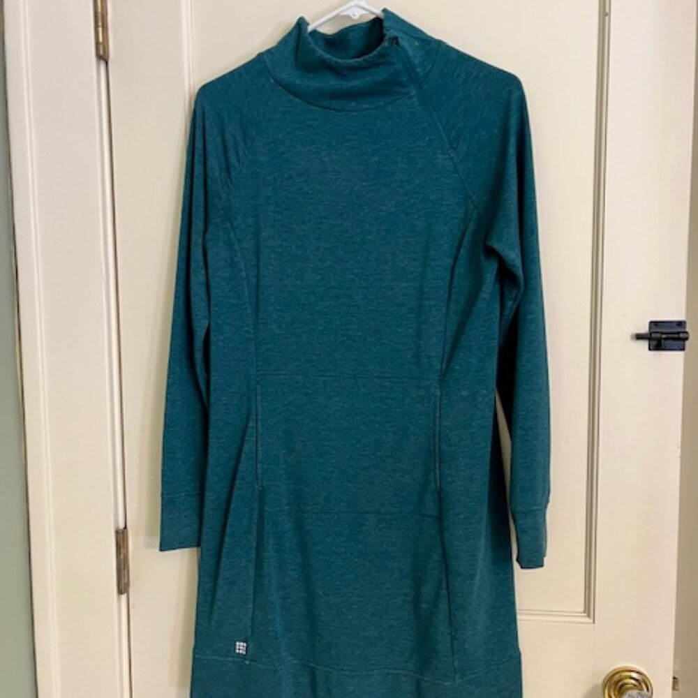 Title Nine Guthrie Dress Teal, Size S
